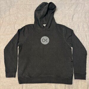 Outerknown Black Hoodie with Gray Logo